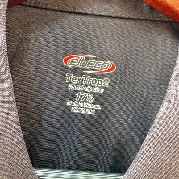 ELBECO TexTrop2 NWT Black Short Sleeve Button Up Uniform Shirt Men's Size 17.5" - Picture 6 of 11